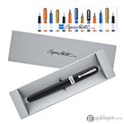Itoya PaperSkater Galaxy Fountain Pen in Charcoal Black - Fine Point Fountain Pen