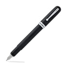 Itoya PaperSkater Galaxy Fountain Pen in Charcoal Black - Fine Point Fountain Pen