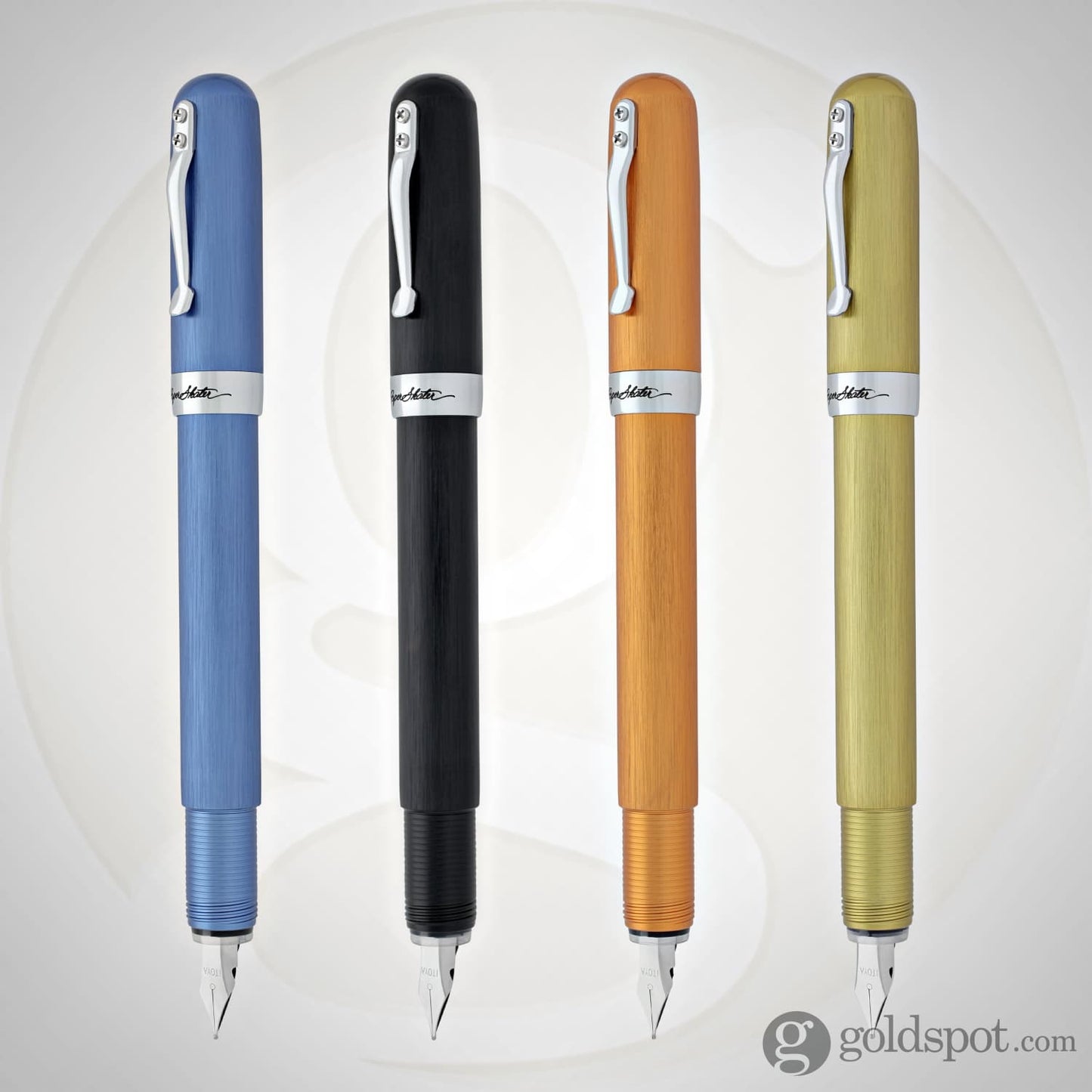 Itoya PaperSkater Galaxy Fountain Pen in Cobalt Blue - Fine Point Fountain Pen