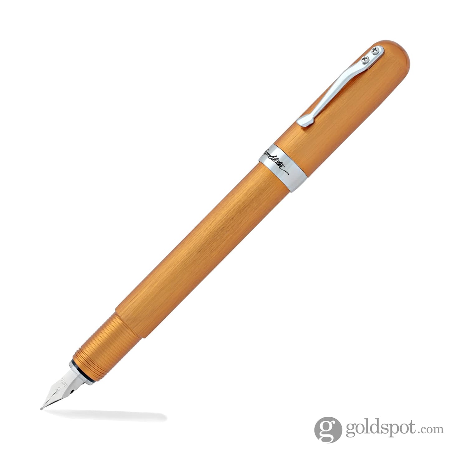 Itoya PaperSkater Galaxy Fountain Pen in Firefly Orange - Fine Point Fountain Pen