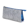 Itoya Profolio Large Midtown Pouch in Gray and Blue Pen Case