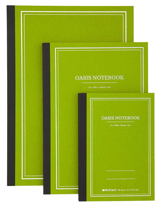 Itoya Profolio Oasis Lined Notebook in Avocado - B5