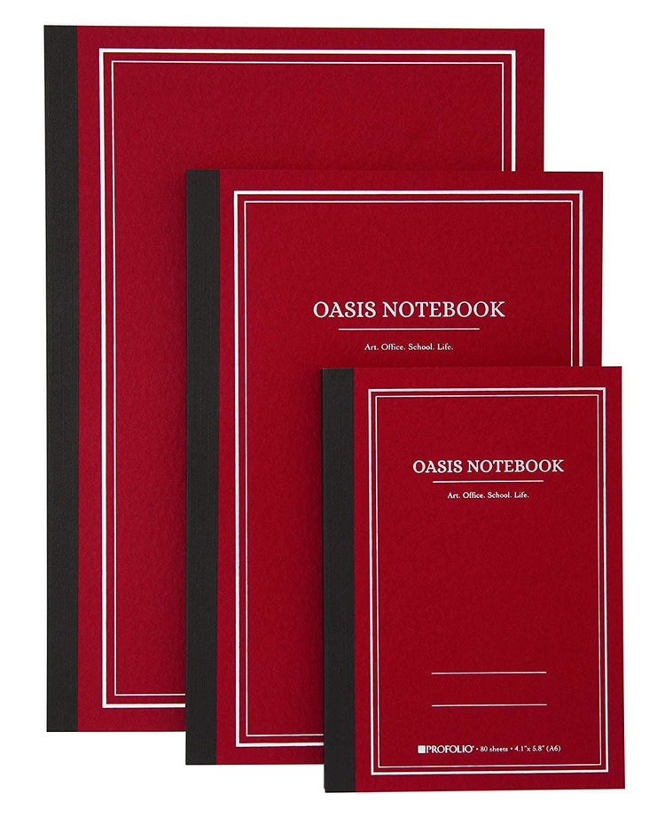 Itoya Profolio Oasis Lined Notebook in Brick - A6 Notebook