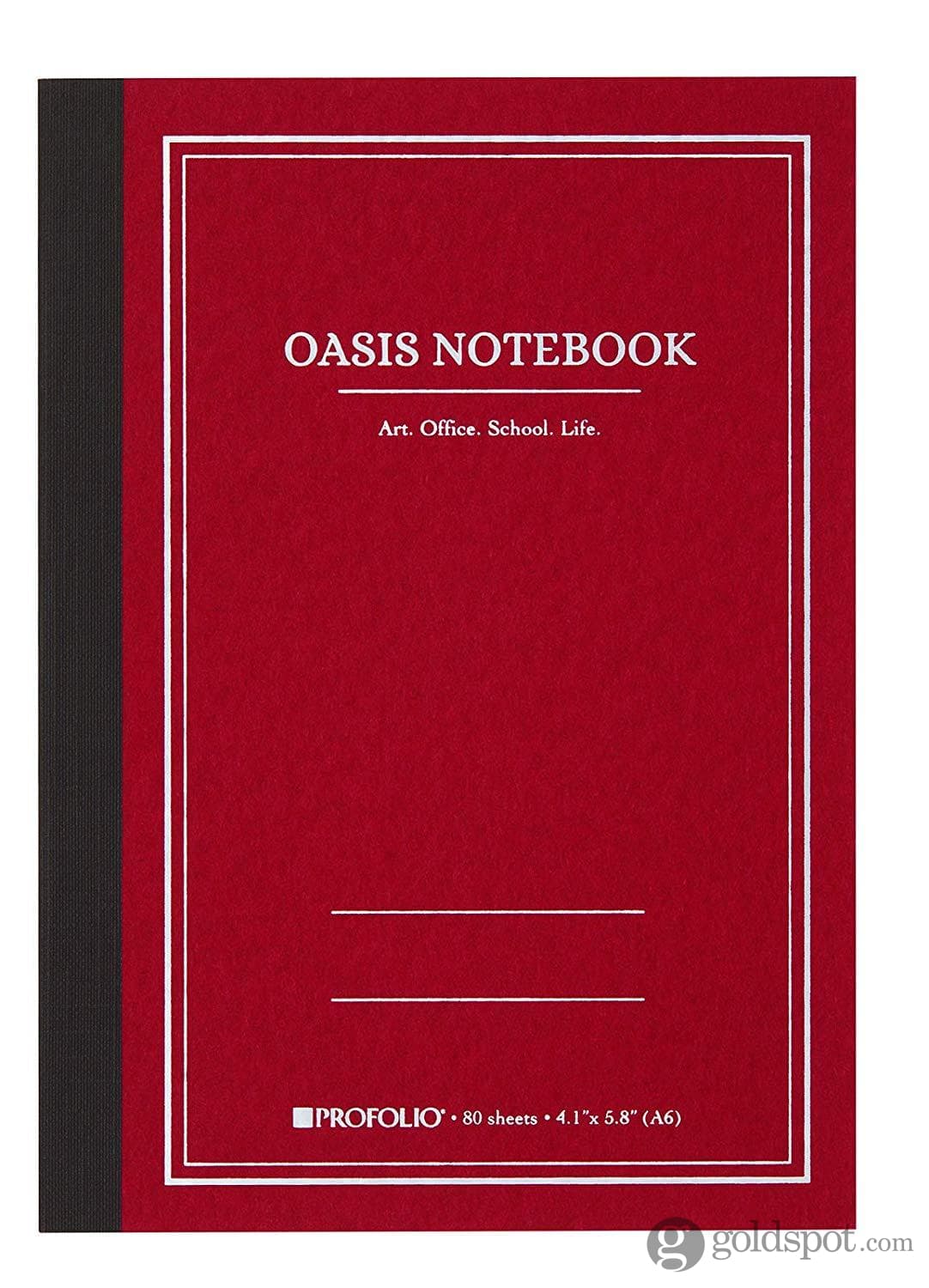 Itoya Profolio Oasis Lined Notebook in Brick - A6 Notebook