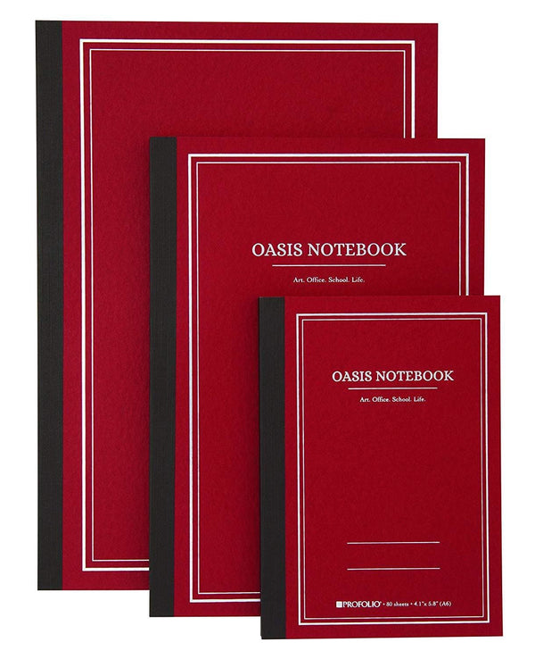 Itoya Profolio Oasis Lined Notebook in Brick - B5 Notebook