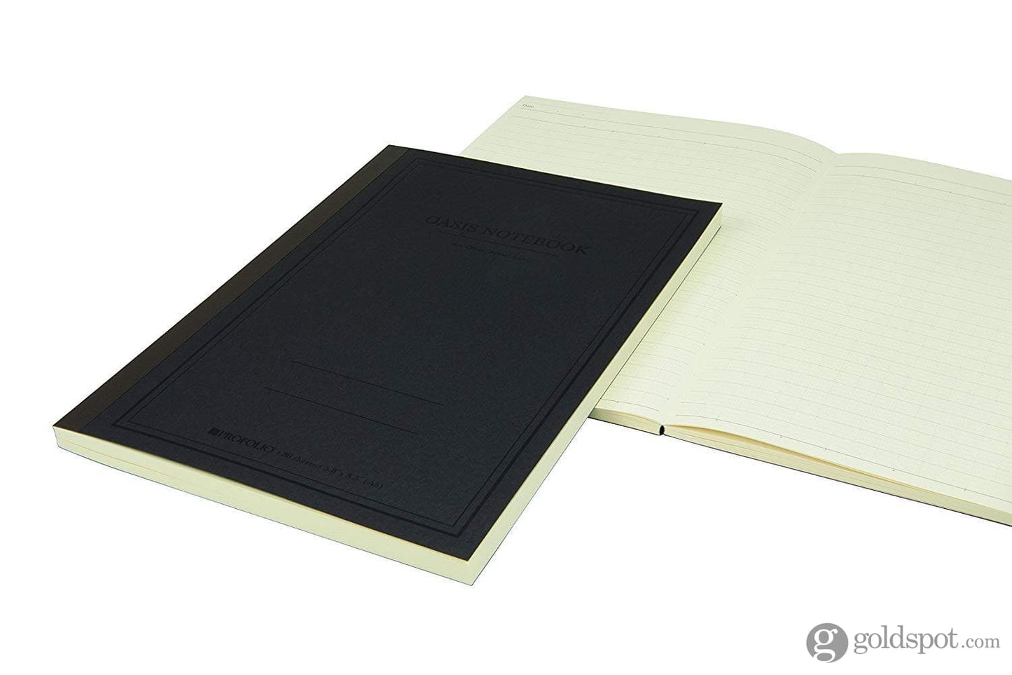Itoya Profolio Oasis Lined Notebook in Charcoal - A5 Notebook