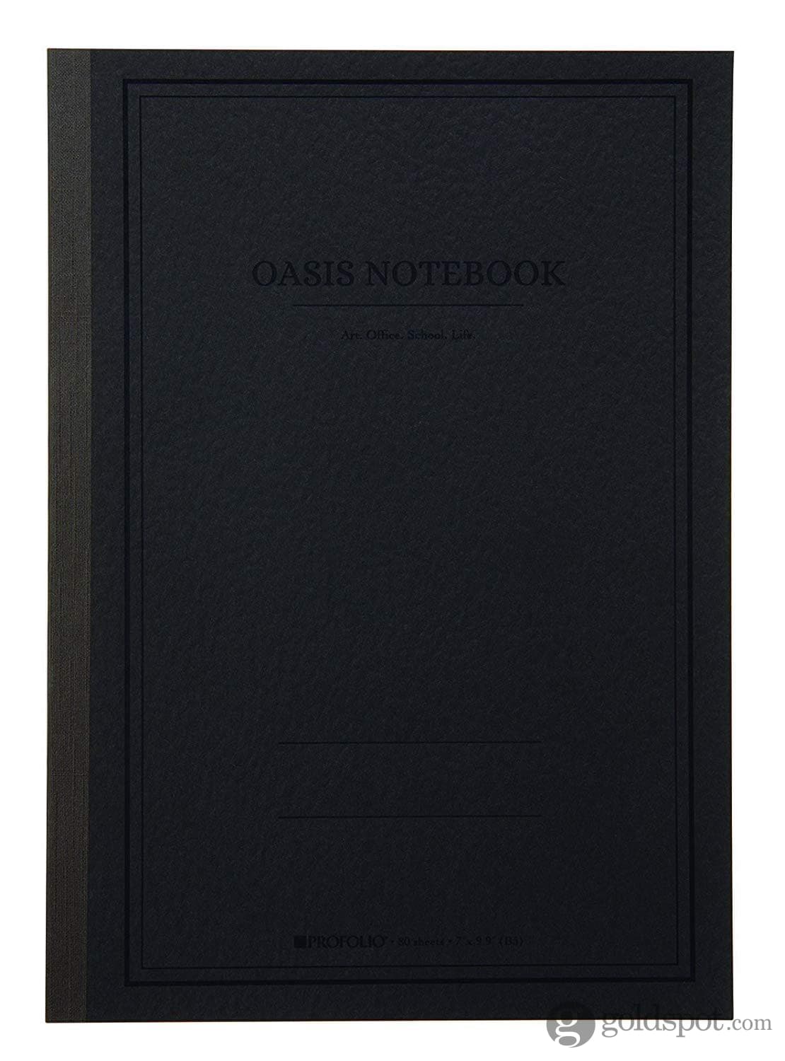 Itoya Profolio Oasis Lined Notebook in Charcoal - B5 Notebook