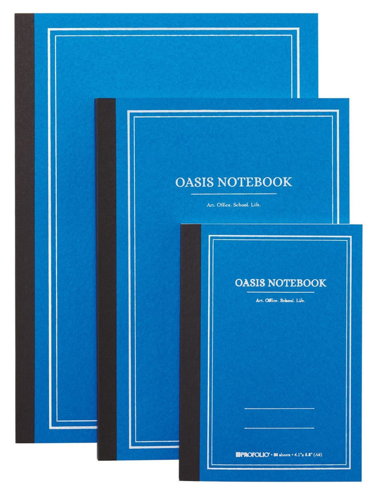 Itoya Profolio Oasis Lined Notebook in Sky - A6 Notebook