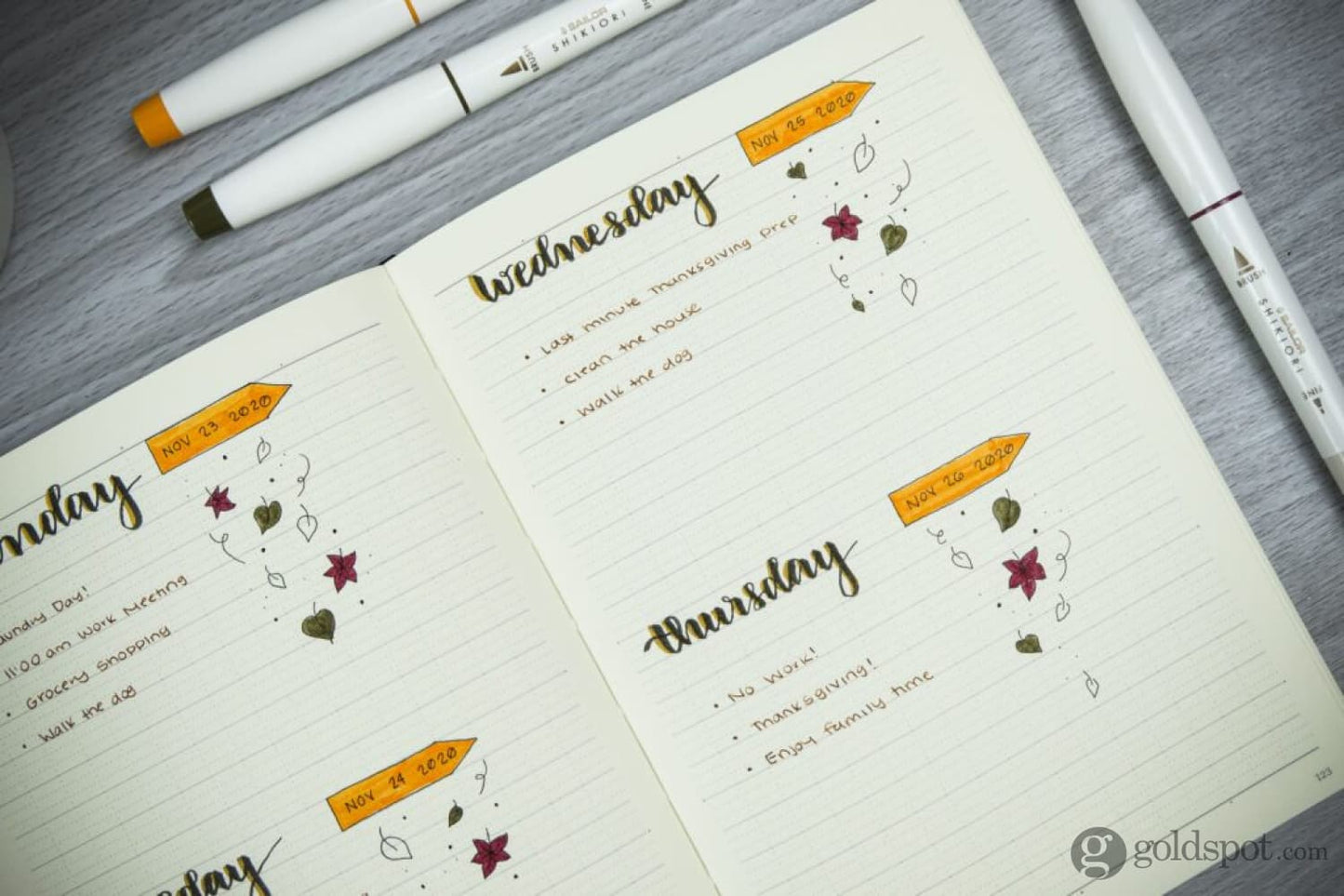 Itoya Profolio Oasis Summit Notebook in Golden Brown - B6 Notebook