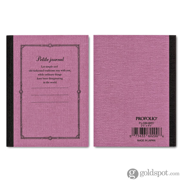 Itoya Profolio Petite Journal in Berry - A7 Journal