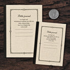 Itoya Profolio Petite Journal in Cream - B7 Journal