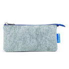 Itoya Profolio Small Midtown Pouch in Gray and Blue Pen Case