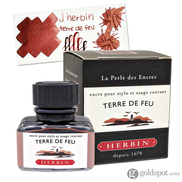 J. Herbin Bottled Ink and Cartridges in Terre de Feu (Land of Fire) 30ml Bottled Ink