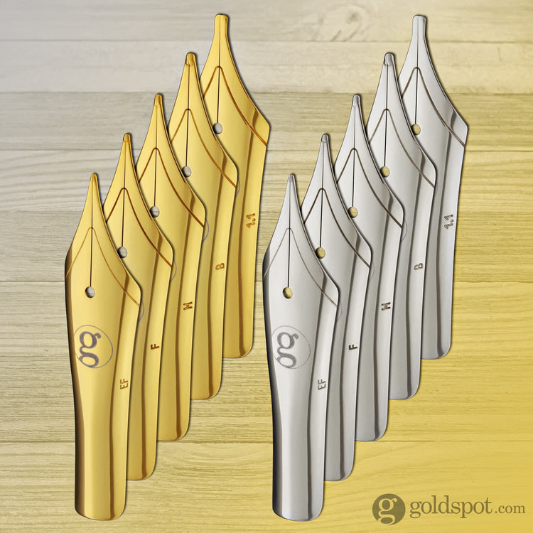 Jowo #6 Gold-Plated Stainless Steel Replacement Nib Fountain Pen Nibs