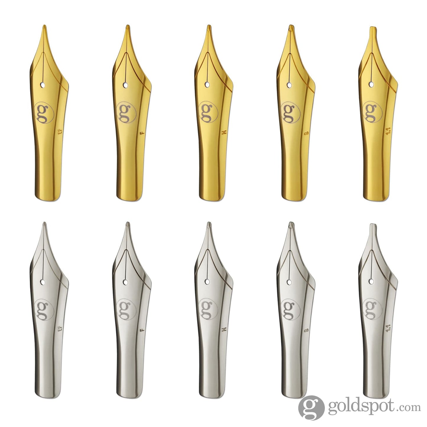 Jowo #6 Gold-Plated Stainless Steel Replacement Nib Fountain Pen Nibs