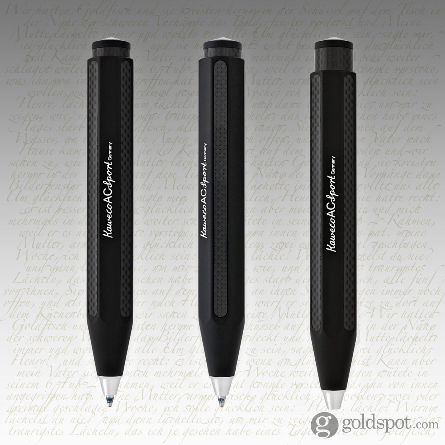 Kaweco AC Sport Ballpoint Pen in Carbon Black Ballpoint Pen