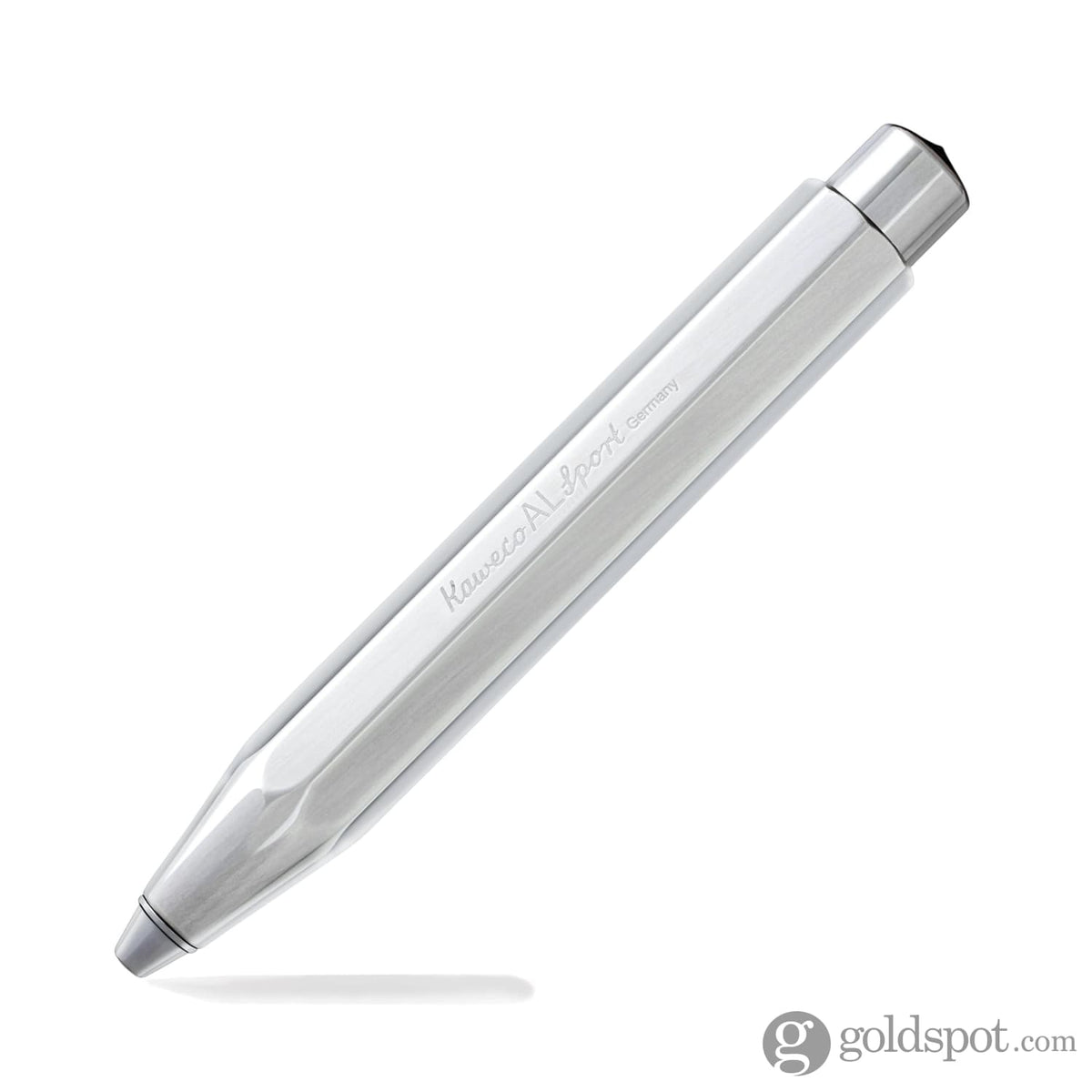 Kaweco AL Sport Ballpoint Pen in Raw Aluminum Goldspot Pens