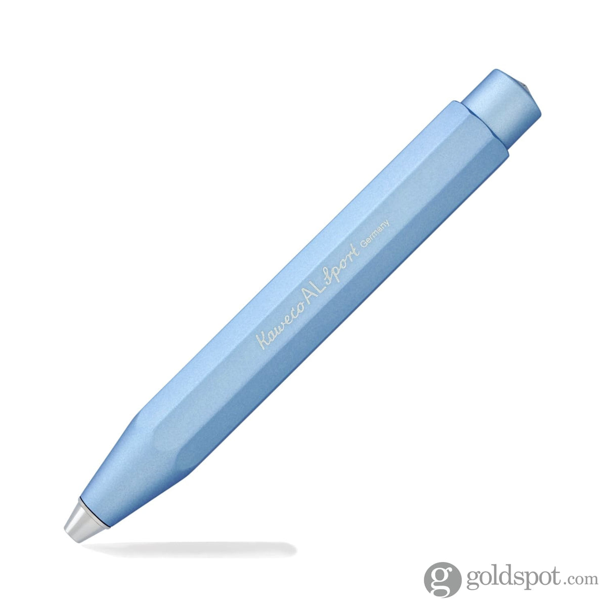 Kaweco AL Sport Ballpoint Pen in Steel Blue Goldspot Pens