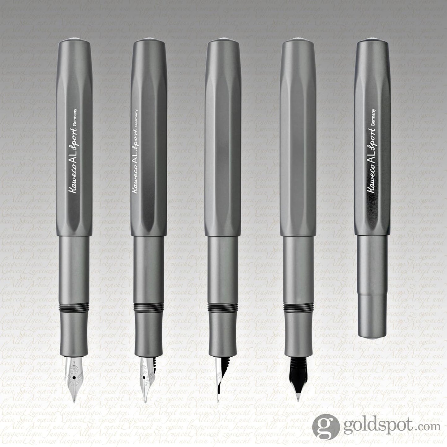 Kaweco AL Sport Fountain Pen in Grey Anthracite Fountain Pen