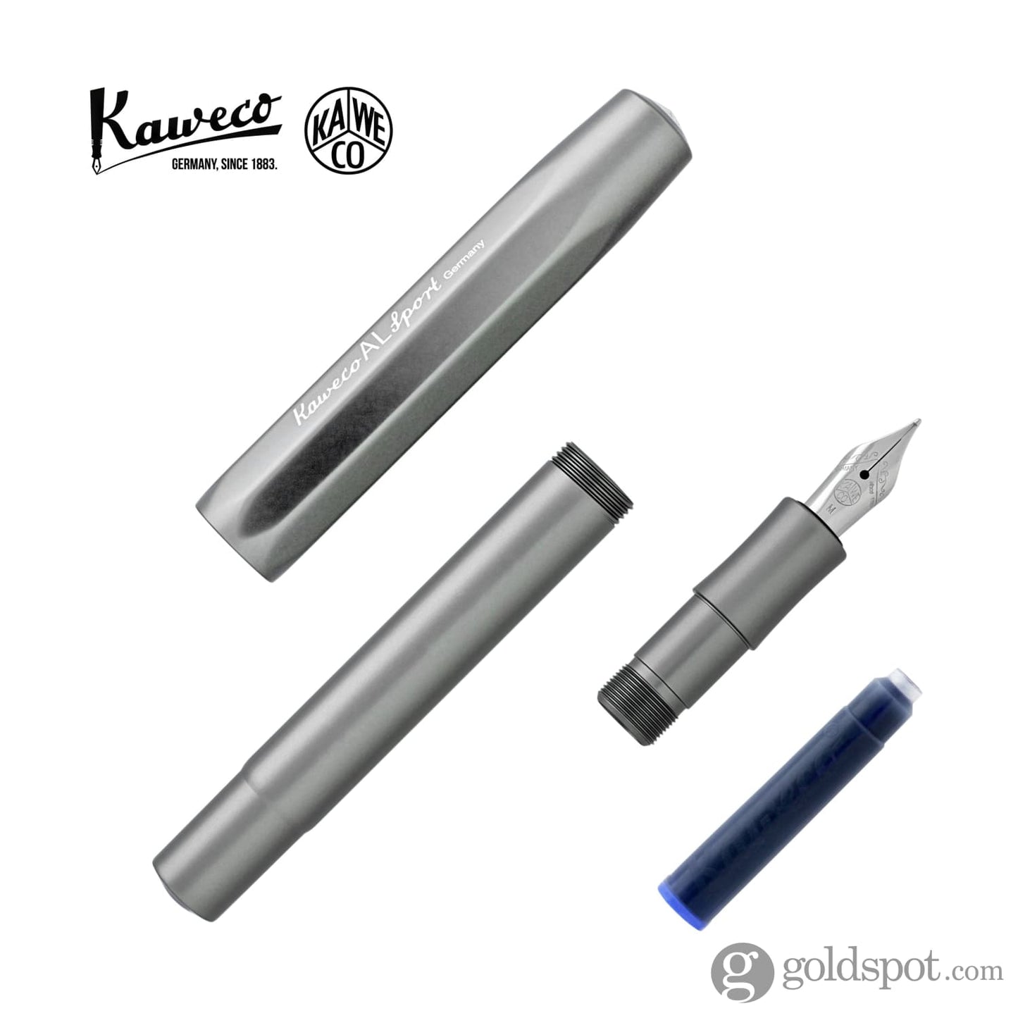 Kaweco AL Sport Fountain Pen in Grey Anthracite Fountain Pen