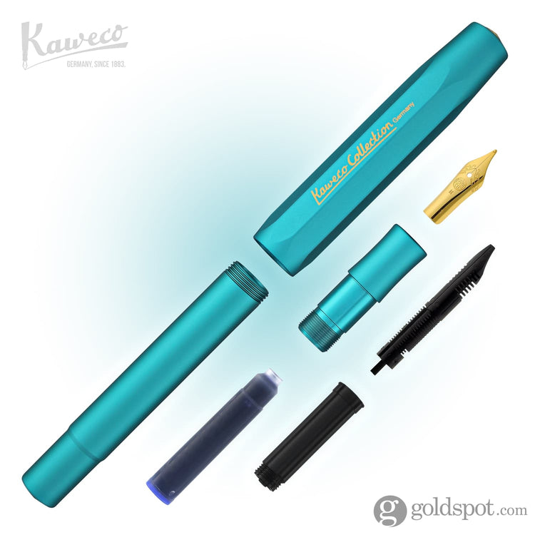 Kaweco AL Sport Fountain Pen in Iguana Blue Fountain Pen
