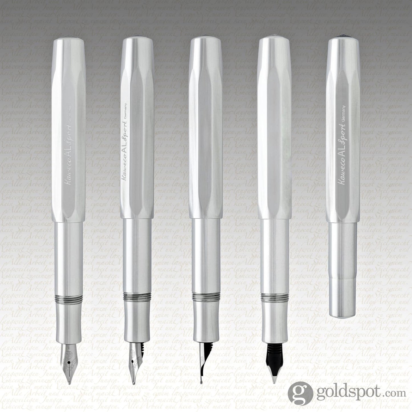 Kaweco AL Sport Fountain Pen in Raw Aluminum Fountain Pen