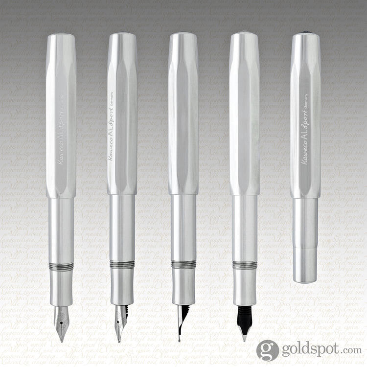 Kaweco AL Sport Fountain Pen in Raw Aluminum Fountain Pen