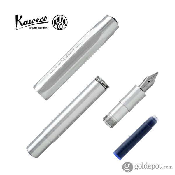 Kaweco AL Sport Fountain Pen in Raw Aluminum Fountain Pen