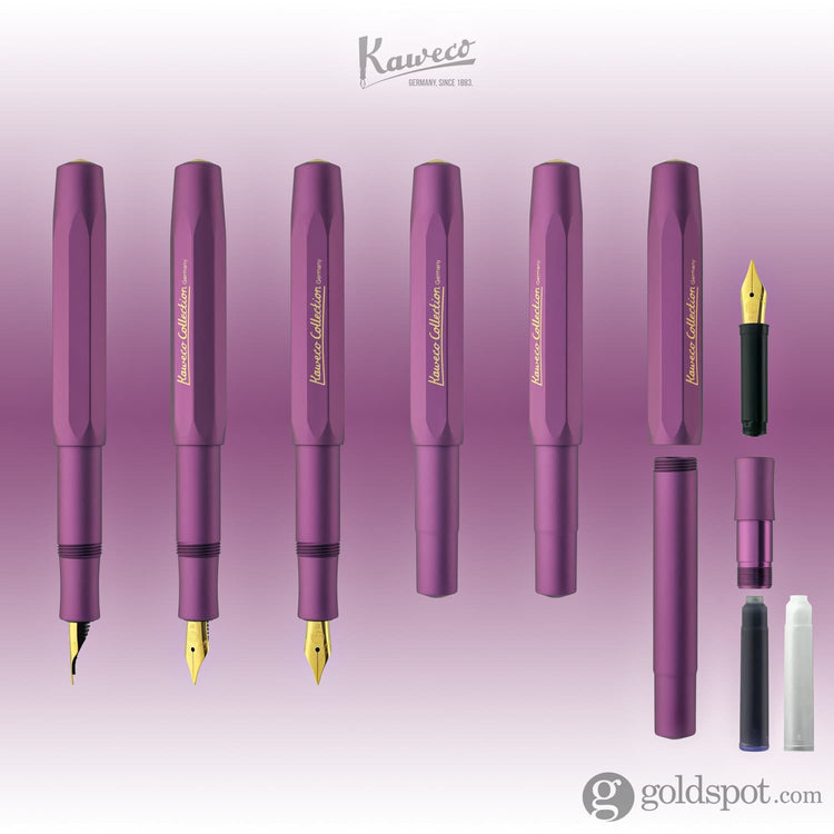 Kaweco AL Sport Fountain Pen in Vibrant Violet Fountain Pen