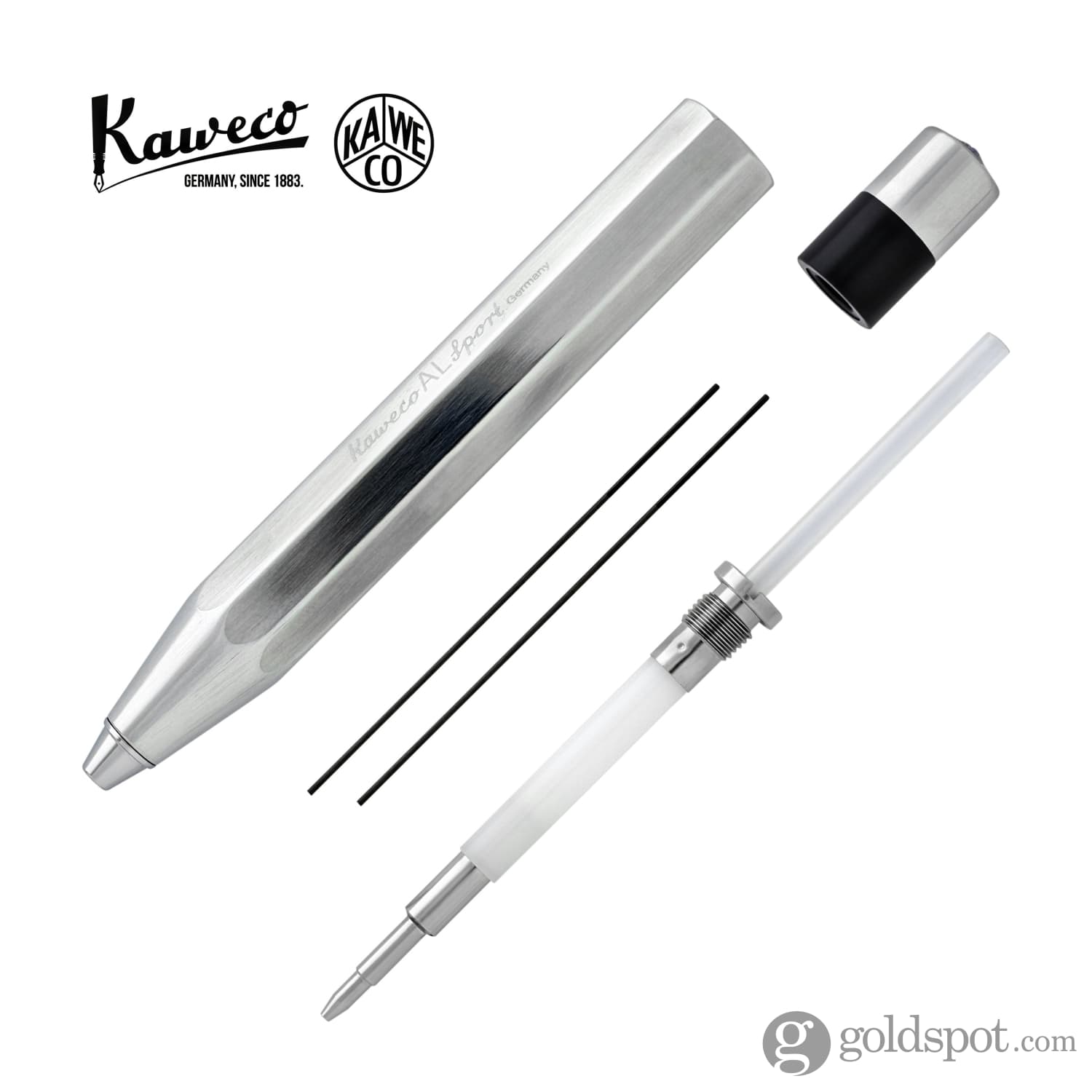 Porte-mine Kaweco SPECIAL S 0,5 Mm - Aluminium Octogonal, 10,5 Cm, Rechargeable, Avec Gomme, Design Intemporel