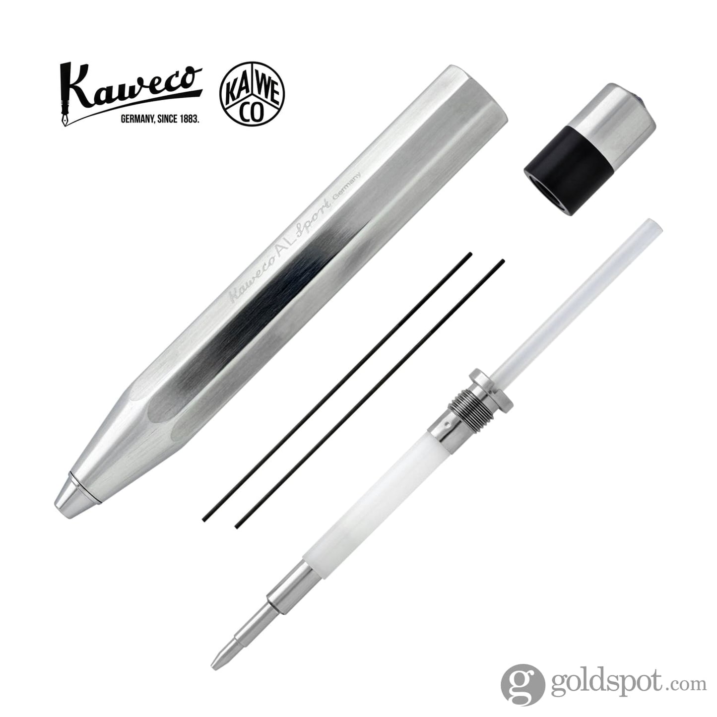 Kaweco AL Sport Mechanical Pencil in Raw Aluminum - 0.7mm Mechanical Pencil