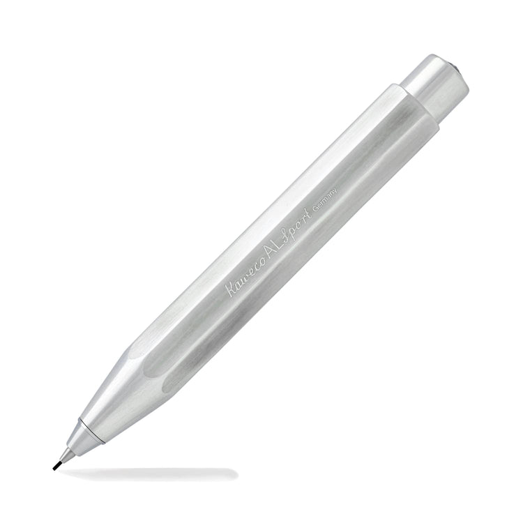 Kaweco AL Sport Mechanical Pencil in Raw Aluminum - 0.7mm Mechanical Pencil