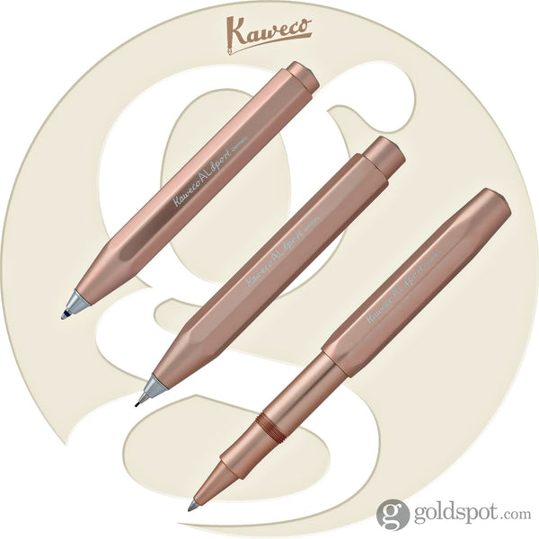 Kaweco AL Sport Mechanical Pencil in Rose Gold - 0.7mm Mechanical Pencil