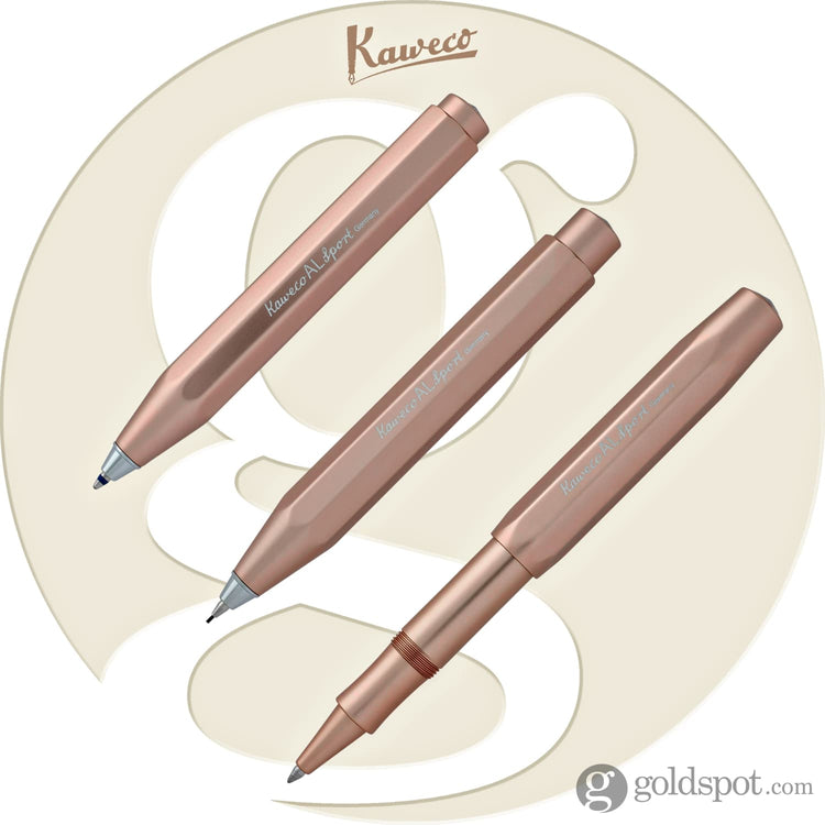 Kaweco AL Sport Rollerball Pen in Rose Gold Rollerball Pen