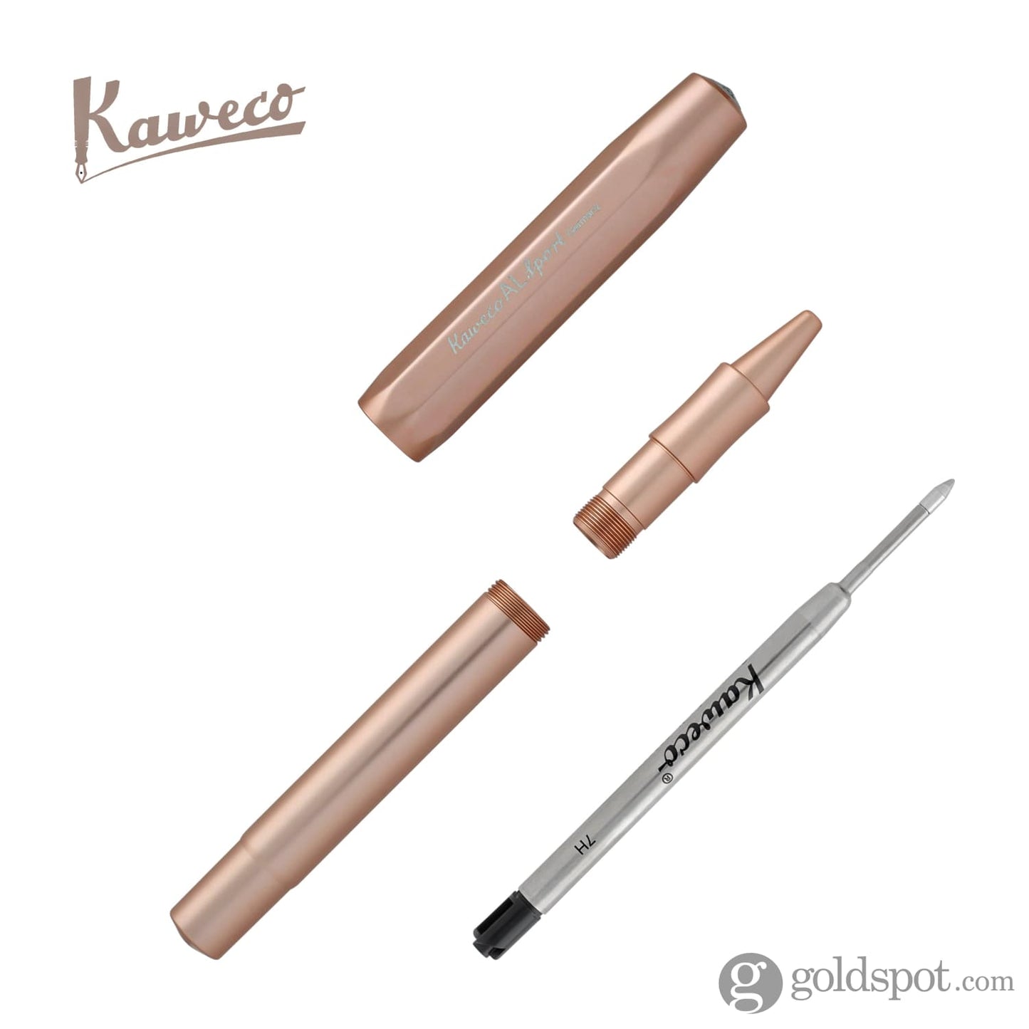 Kaweco AL Sport Rollerball Pen in Rose Gold Rollerball Pen