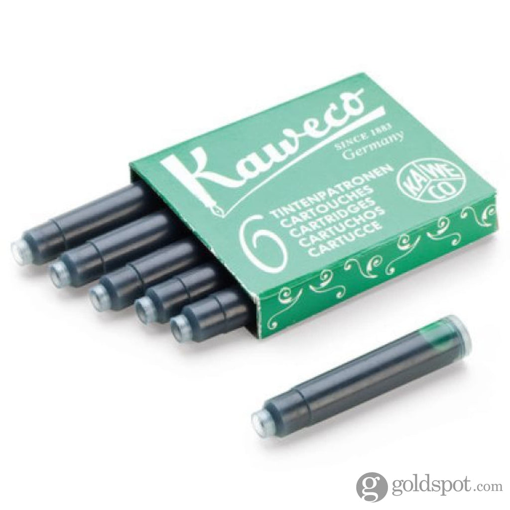 Kaweco Bottled Ink and Cartridges in Green Cartridges Bottled Ink