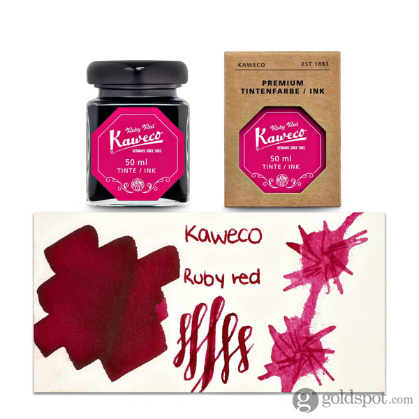Kaweco Bottled Ink and Cartridges in Ruby Red 50ml Bottled Ink