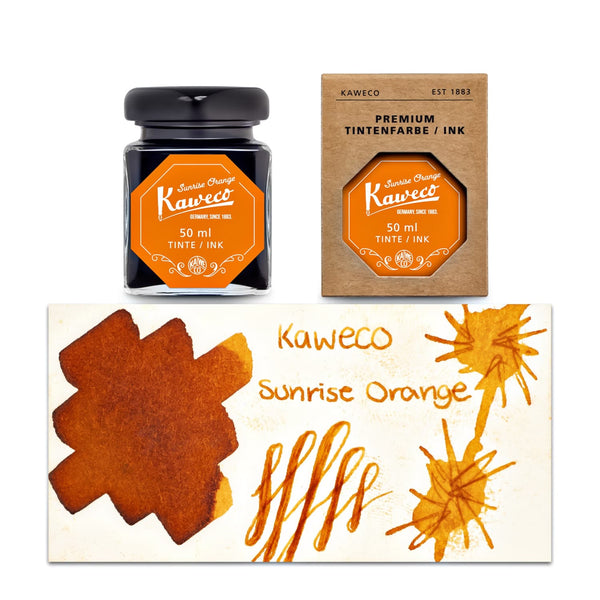 Kaweco Bottled Ink and Cartridges in Sun Orange Bottled Ink