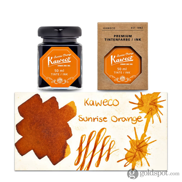 Kaweco Bottled Ink and Cartridges in Sun Orange 50ml Bottled Ink