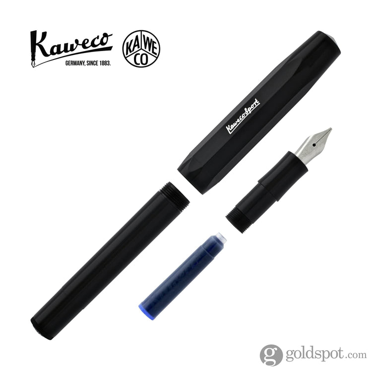 Kaweco Calligraphy Fountain Pen in Classic Black - 2.3 Nib Fountain Pen