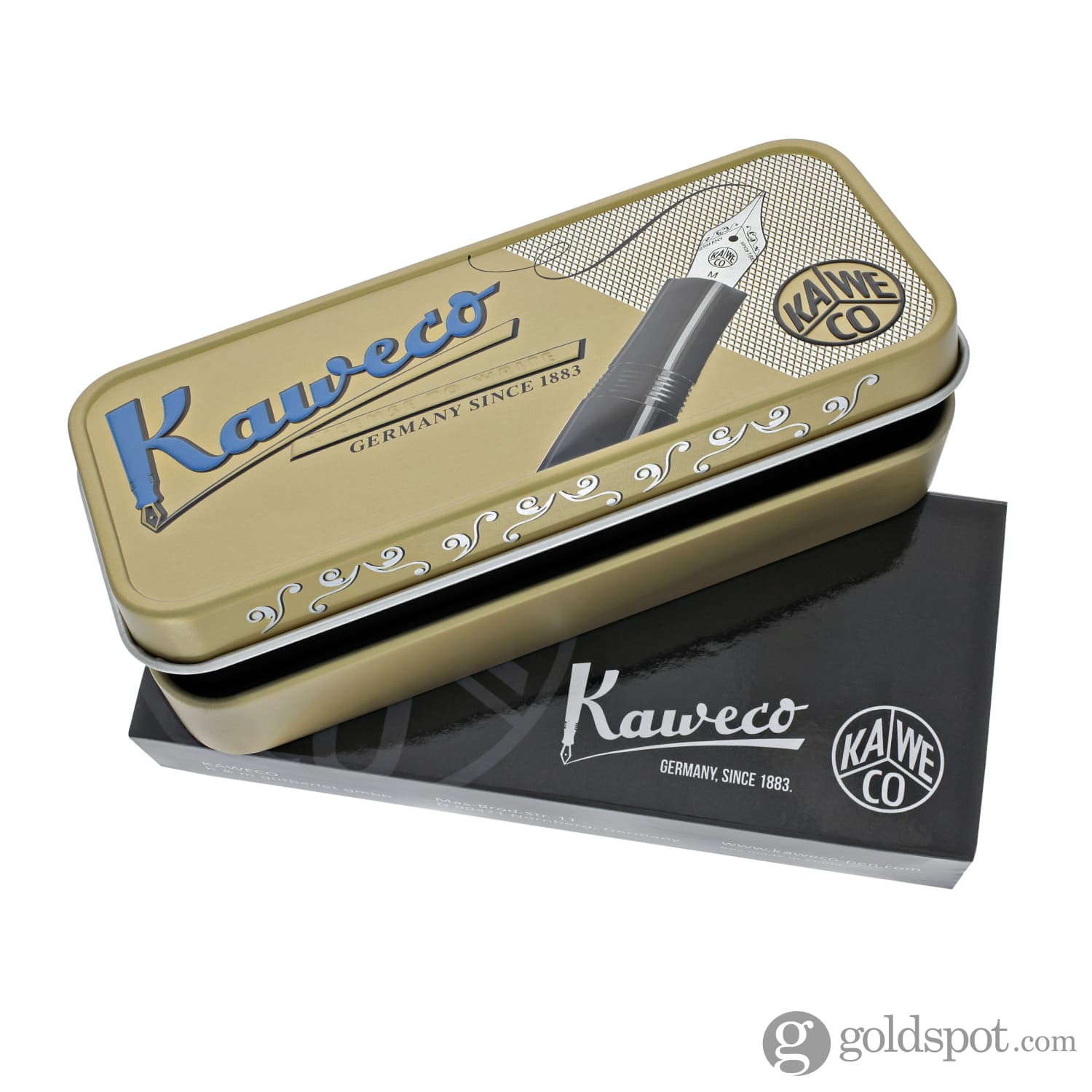 Kaweco Calligraphy Set in Black - Small Italic Nib 1.5 mm & 2.3 mm -  Goldspot Pens