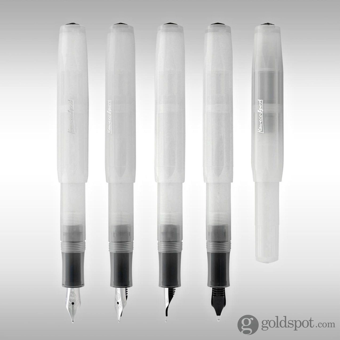 Kaweco Calligraphy Set in Frosted Coconut - Medium Point Fountain Pen