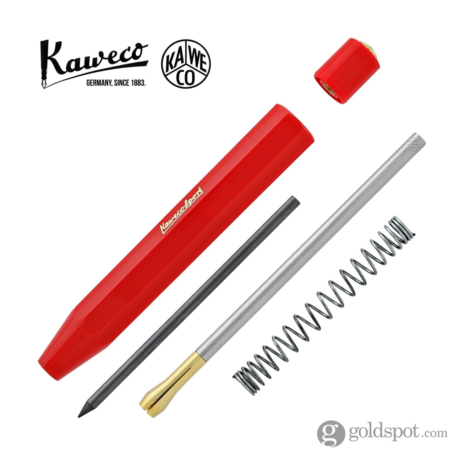 Kaweco Classic Sport Clutch Mechanical Pencil in Red - 3.2mm Mechanical Pencil