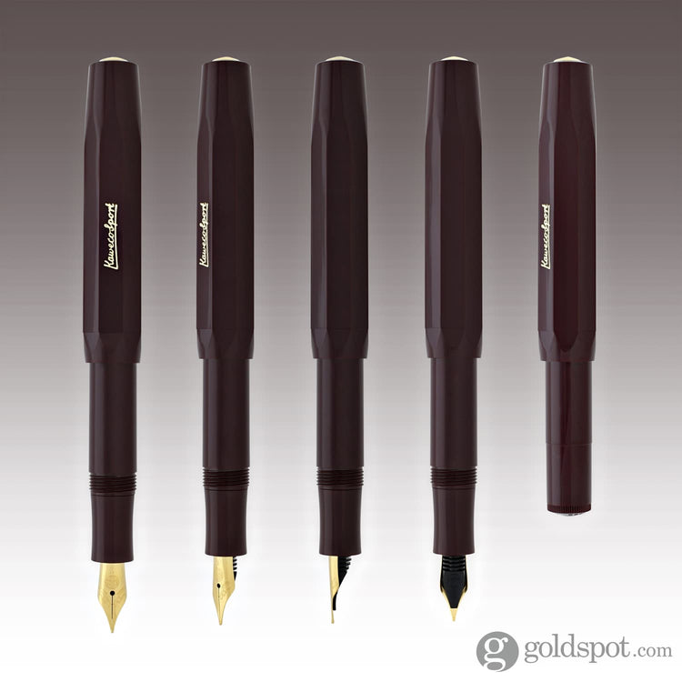 Kaweco Classic Sport Fountain Pen in Bordeaux Fountain Pen