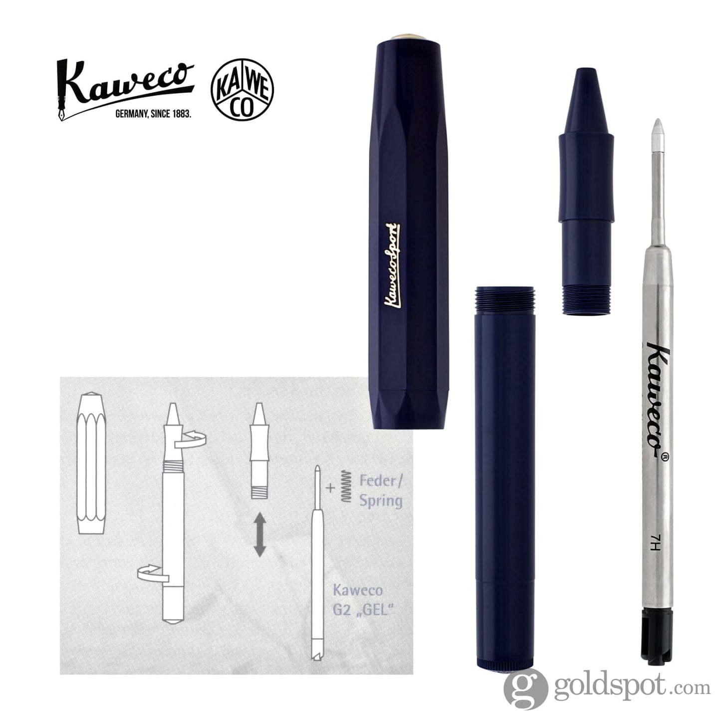 Kaweco Classic Sport Rollerball Pen in Navy Rollerball Pen