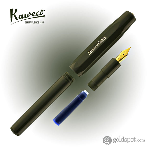 Kaweco Collection Sport Fountain Pen in Dark Olive Fountain Pen
