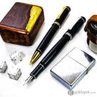 Kaweco Dia2 Rollerball Pen in Black and Silver Rollerball Pen