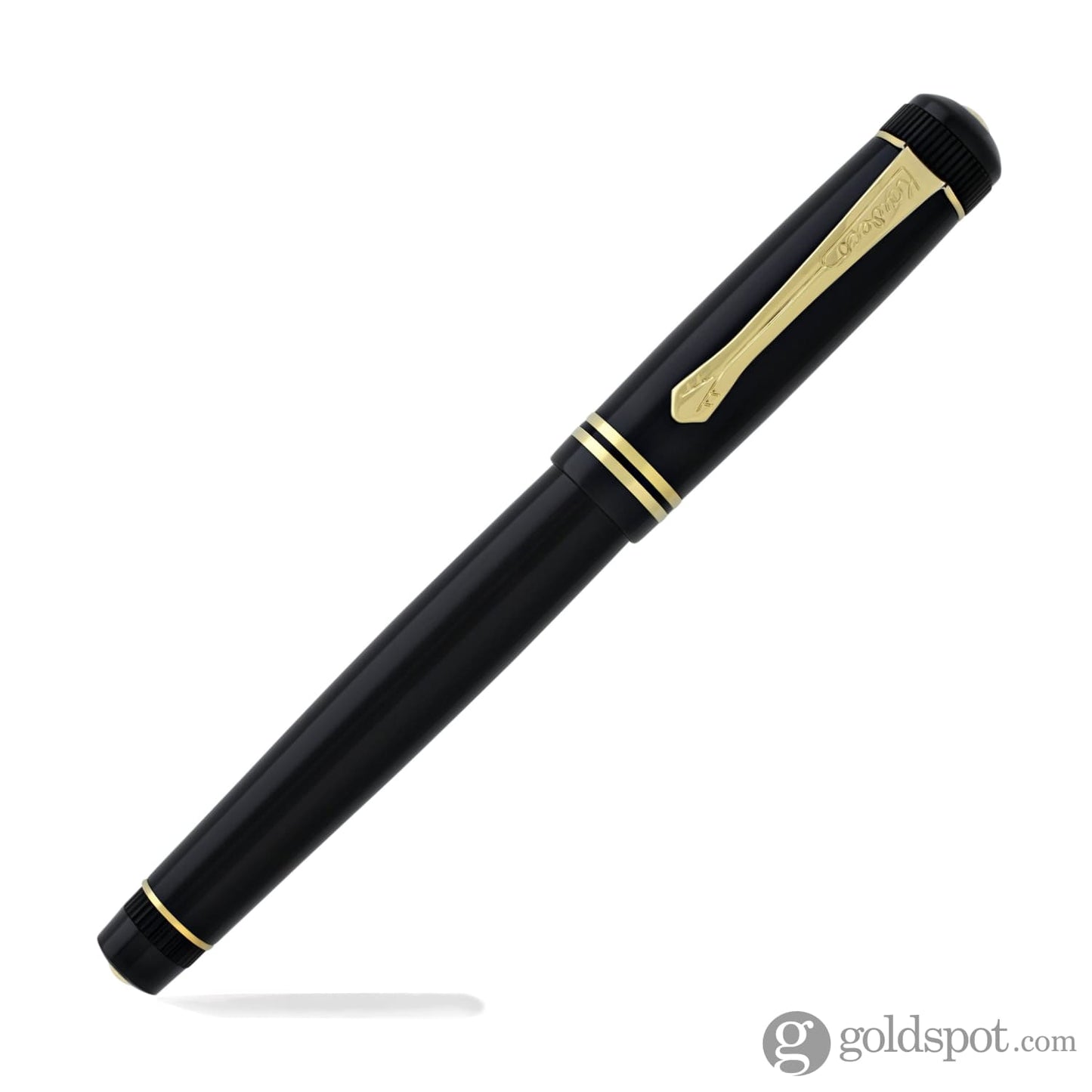 Kaweco Dia2 Rollerball Pen in Black with Gold Trim Rollerball Pen