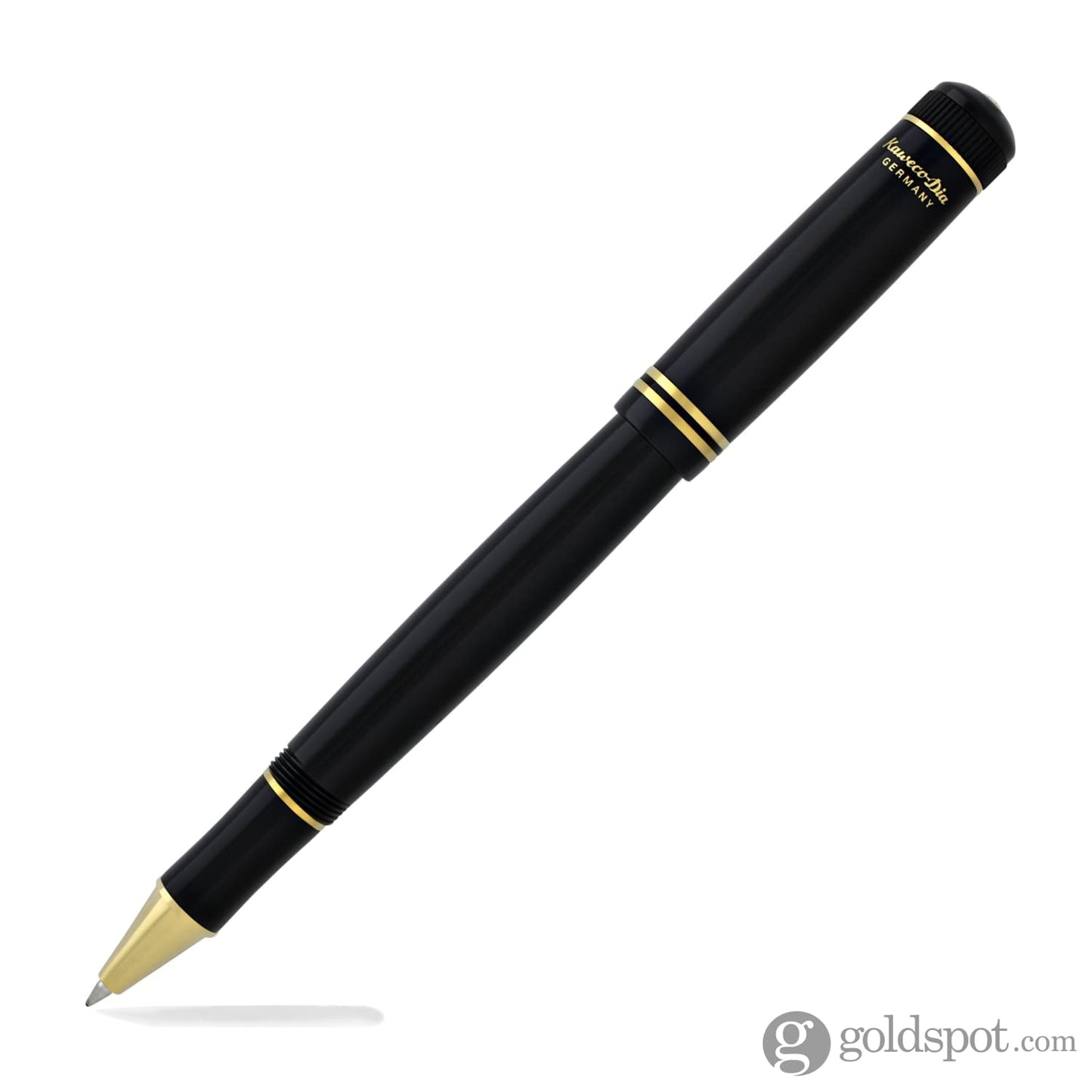 Kaweco Dia2 Rollerball Pen in Black with Gold Trim Rollerball Pen