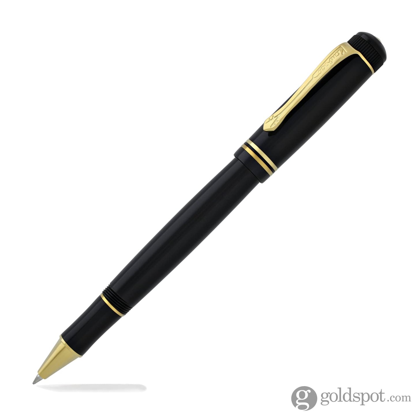 Kaweco Dia2 Rollerball Pen in Black with Gold Trim Rollerball Pen
